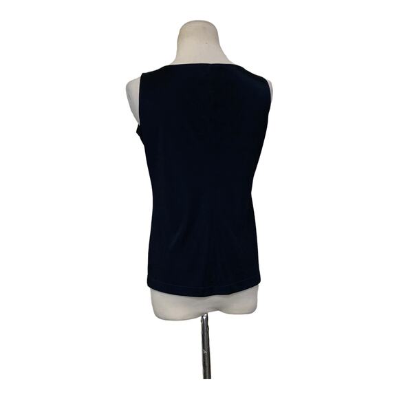 Teddi black sleeveless top size Small - Picture 2 of 6